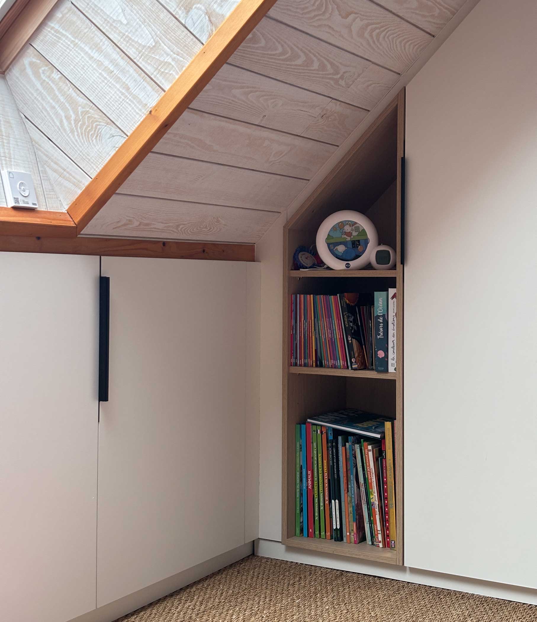 rangement sous combles