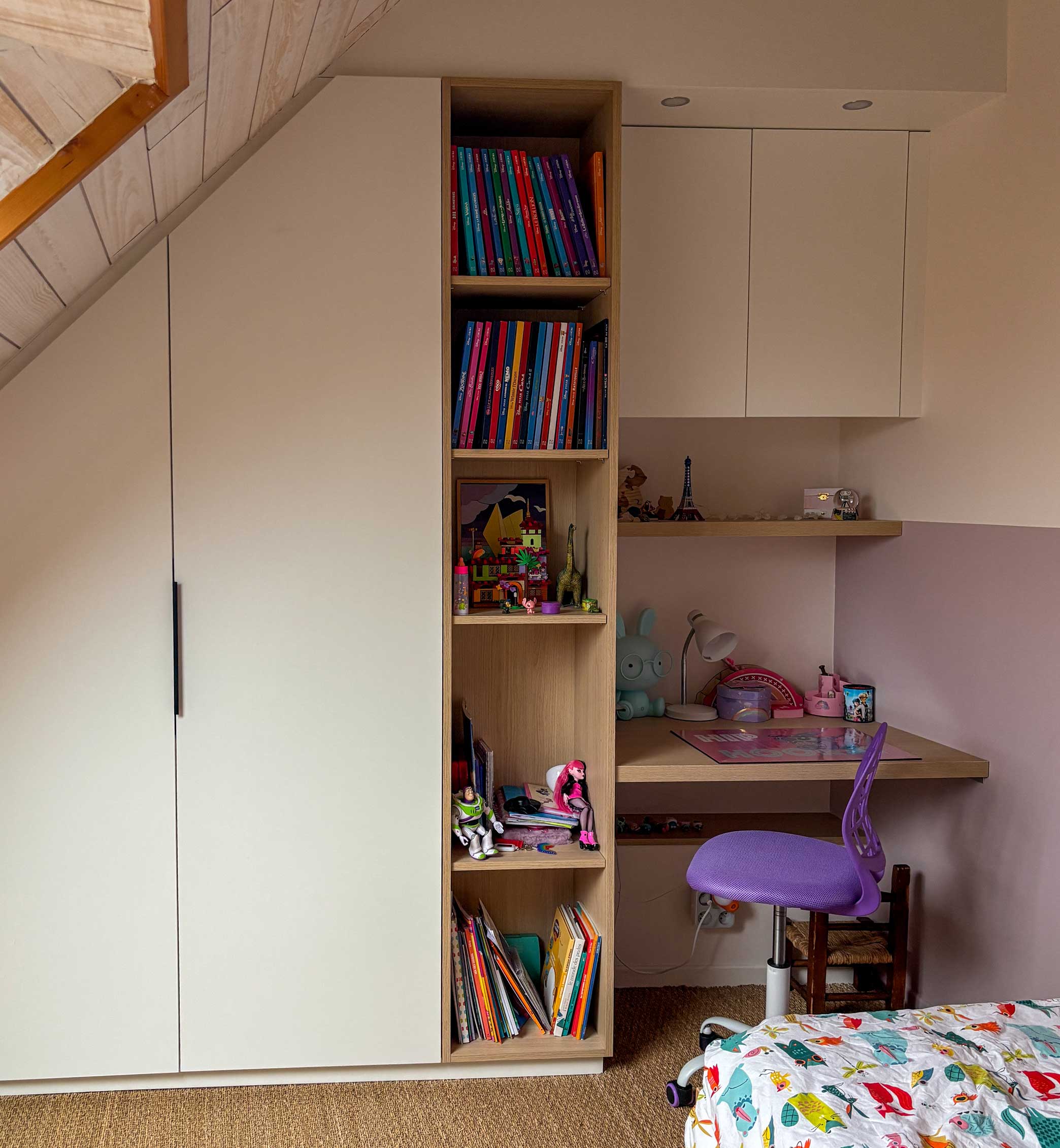 rangement sous combles