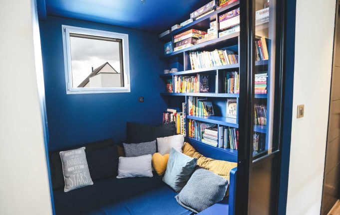 coin bibliothèque sur mesure